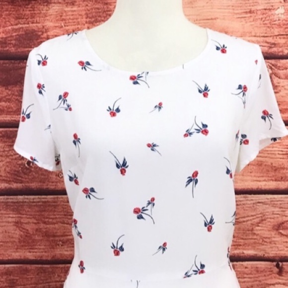 FREE PEOPLE Delicate Floral Print Dress - Picture 10 of 12